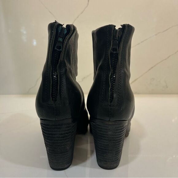 rag & bone Black Leather Ankle Booties - Picture 5 of 8